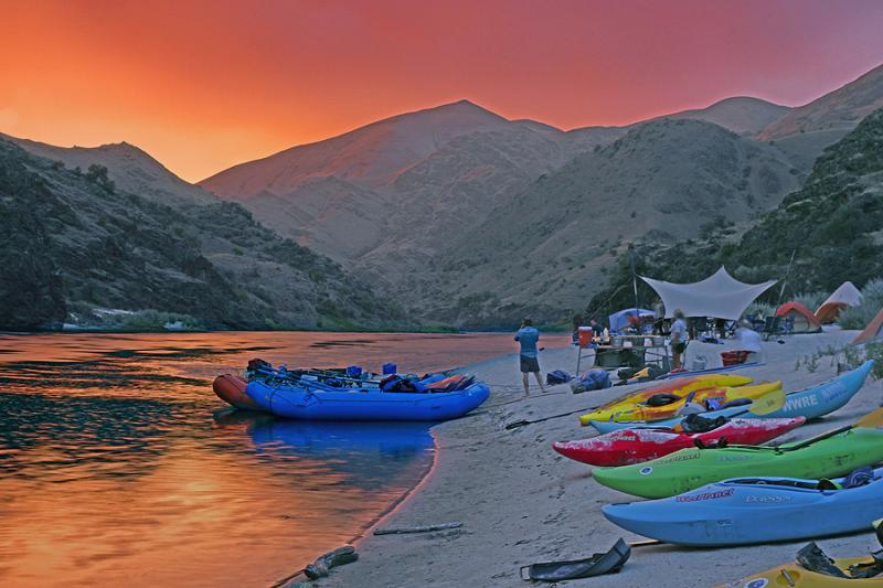 The beautiful Salmon River